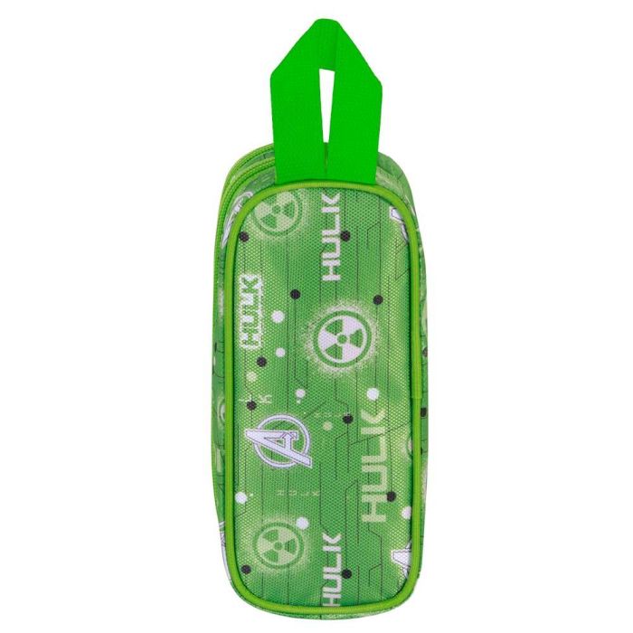 Marvel Hulk Estuche Portatodo 3D Doble Compartimento Verde 2
