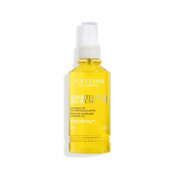 L'Occitane En Provence Aceite Desmaquillante Infusión Leche en Aceite Rostro para Piel Sensible y Todo Tipo de Pieles, 200 ml