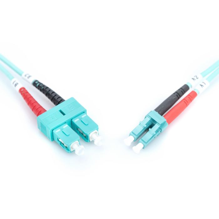 DIGITUS LWL Patchkabel LC -> SC 2.00m Multimode Duplex OM3 3