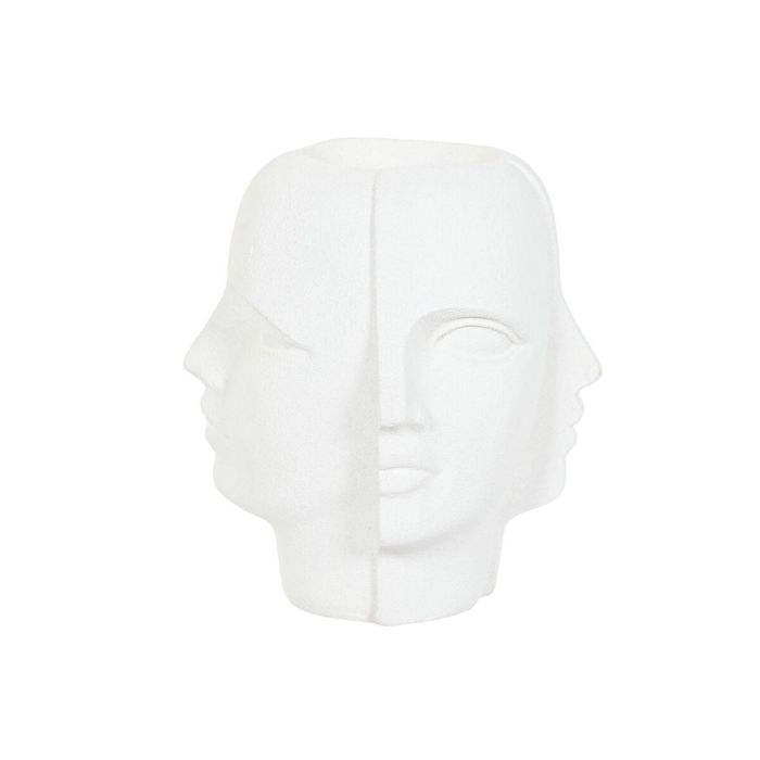 Macetero Moderno DKD Home Decor Blanco 49 x 50 x 49 cm 1