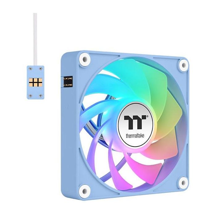 Thermaltake CL-F198-PL12BU-A Ventilador de Refrigeración para Carcasa PC 12 cm Azul - Kit 3 Piezas Hidráulico 0 Thermaltake CL-F198-PL12BU-A Ventilador de Refrigeración para Carcasa PC 12 cm Azul - Kit 3 Piezas Hidráulico 0
