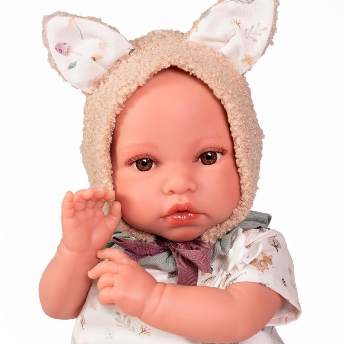 Muñecas Antonio Juan Muñeco Recién Nacido Erik 33014 con Portabebé, 42 cm 1