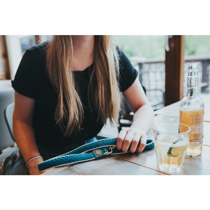 Hunter Hilo Correa Ajustable 200 cm Malla 3D Nylon Poliéster Turquesa 4