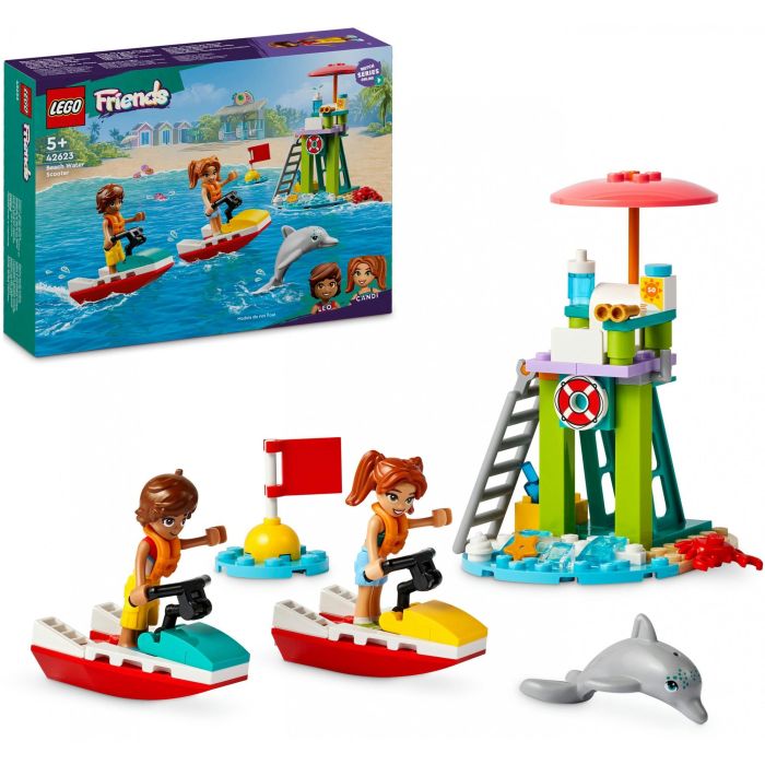 LEGO 42623 Moto Acuática de la Playa Friends con 2 Minipersonajes, Delfín y Accesorios, Juguete +5 años 14 LEGO 42623 Moto Acuática de la Playa Friends con 2 Minipersonajes, Delfín y Accesorios, Juguete +5 años 14
