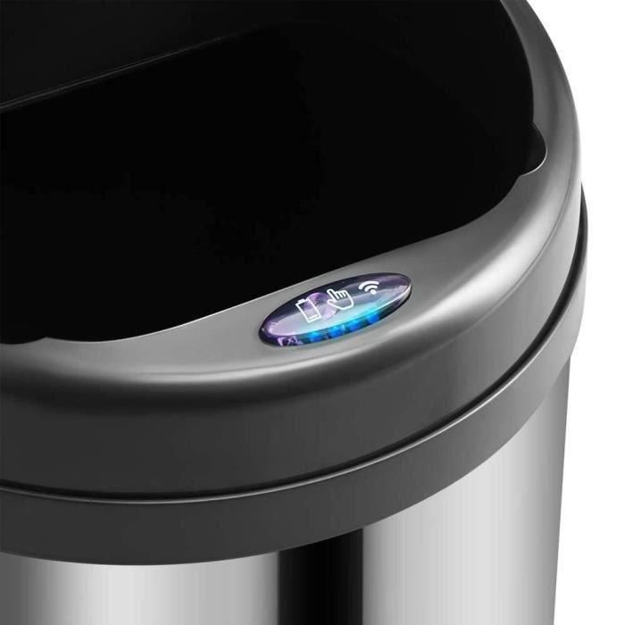 KITCHEN MOVE Papelera automática de cocina - Acero inoxidable - Plata - 50L ARTIC 3 KITCHEN MOVE Papelera automática de cocina - Acero inoxidable - Plata - 50L ARTIC 3