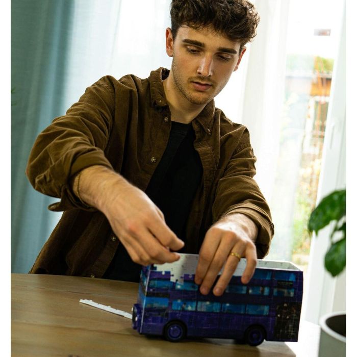 Ravensburger Puzzle 3D Harry Potter Autobús Noctámbulo - 216 Piezas, Modelo Realista, Easyclick 5 Ravensburger Puzzle 3D Harry Potter Autobús Noctámbulo - 216 Piezas, Modelo Realista, Easyclick 5