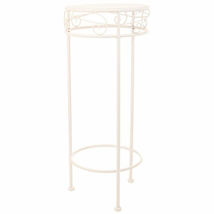 Soporte para Maceta Alexandra House Living Blanco Metal Hierro 28 x 120 x 58 cm 4