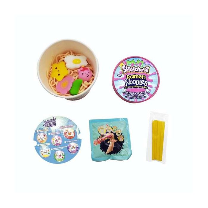 Juego ramen noodles, mezcla el polvo con agua y se transforma en slime de colores - modelos surtidos 2 Juego ramen noodles, mezcla el polvo con agua y se transforma en slime de colores - modelos surtidos 2