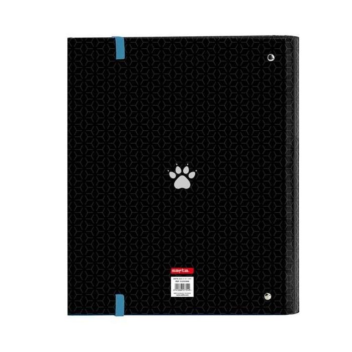 Carpeta de anillas Kelme Iron Negro 27 x 32 x 3.5 cm 1