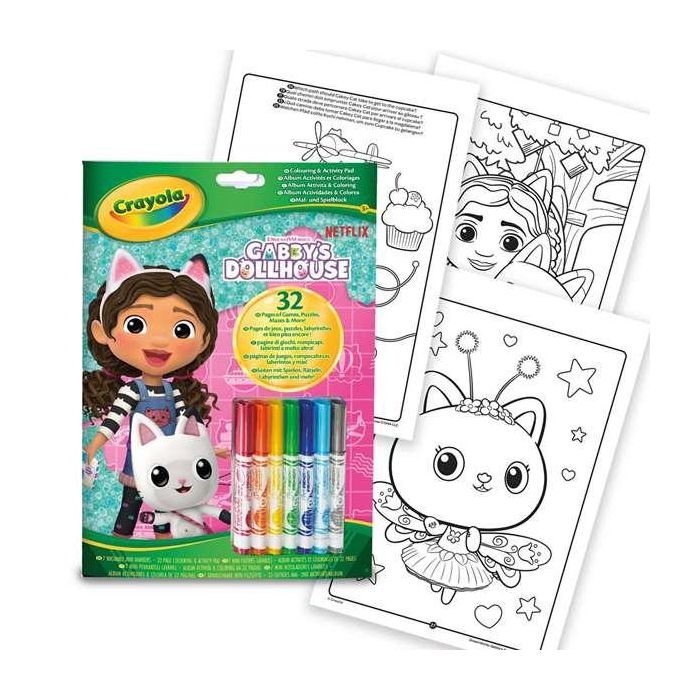 Libro Actividades Y Colorear Casa De Gabby 04-7024 Crayola 5