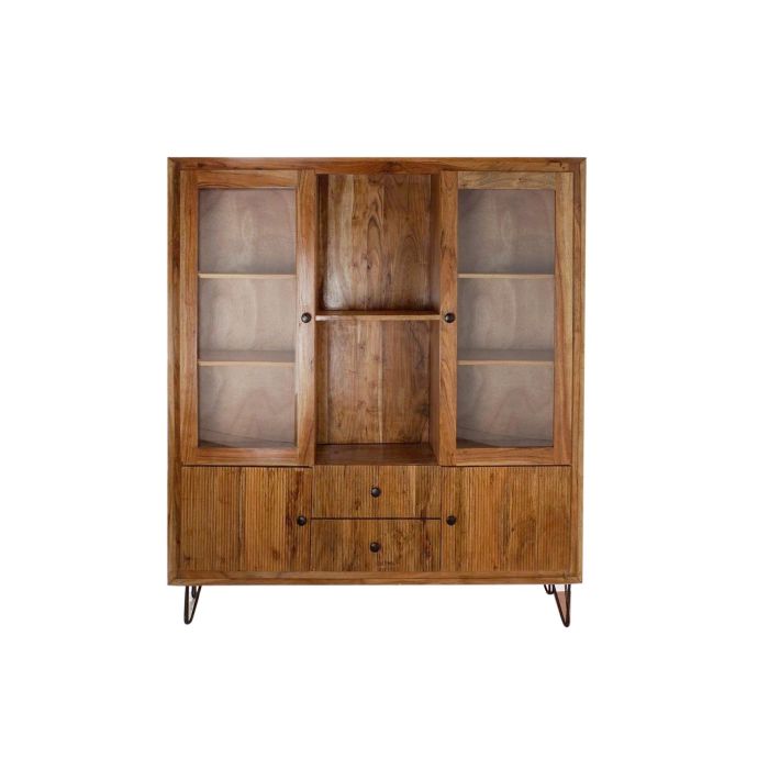 DKD Home Decor Vitrina Colonial Marron Negro 145 x 162 x 40 cm 8