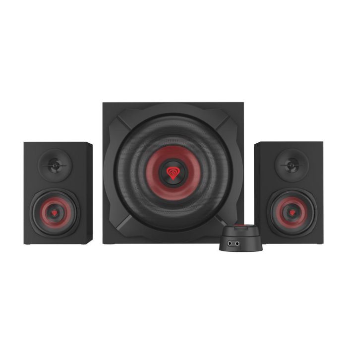 GENESIS Helium 610BT conjunto de altavoces 60 W PC/ordenador portátil Negro, Rojo 2.1 canales De 2 vías 30 W Bluetooth 3 GENESIS Helium 610BT conjunto de altavoces 60 W PC/ordenador portátil Negro, Rojo 2.1 canales De 2 vías 30 W Bluetooth 3