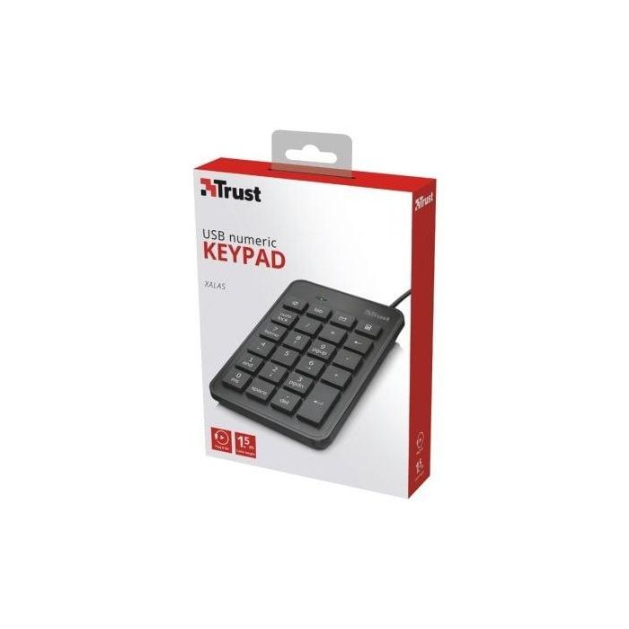 Trust Teclado Numérico Xalas Cable Usb Ultrafino 23 Teclas Tamaño Normal + 5 Teclas Multimedia Negro 2 Trust Teclado Numérico Xalas Cable Usb Ultrafino 23 Teclas Tamaño Normal + 5 Teclas Multimedia Negro 2