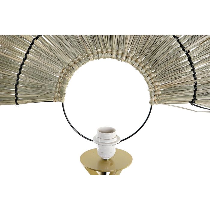 DKD Home Decor Pantalla Decorativa Tropical de Fibra y Metal Marrón y Negro para el Hogar, 70x6x45 cm 2 DKD Home Decor Pantalla Decorativa Tropical de Fibra y Metal Marrón y Negro para el Hogar, 70x6x45 cm 2