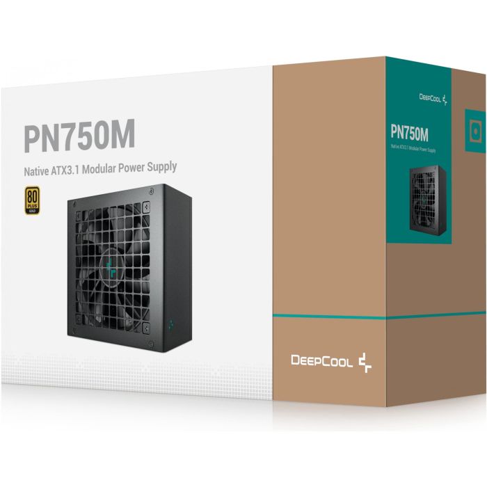 DeepCool PN750-M Fuente de Alimentación PC 750W 80 PLUS Gold Modular ATX 3.1 8 DeepCool PN750-M Fuente de Alimentación PC 750W 80 PLUS Gold Modular ATX 3.1 8