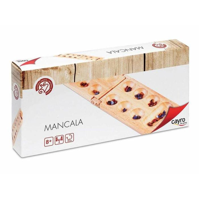 Cayro Mancala de Madera, un Juego de Mesa para 2 Jugadores. Apto para Edades de 8 a 99 Años. Edición Multilingüe. Cayro Mancala de Madera, un Juego de Mesa para 2 Jugadores. Apto para Edades de 8 a 99 Años. Edición Multilingüe.