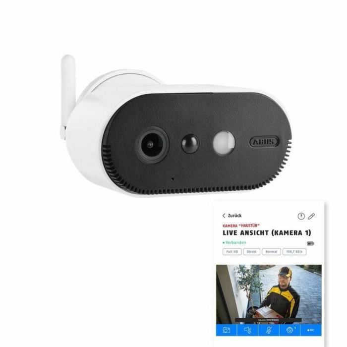 Abus PPIC91000 Conjunto de Cámara de Vigilancia 1920x1080 píxeles Visión Nocturna Campo de Visión 130° 8