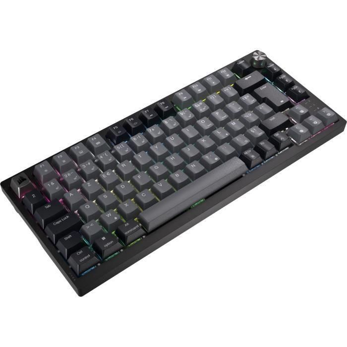 Teclado mecánico inalámbrico para juegos - CORSAIR - K65 PLUS WIRELESS - Negro y gris 2 Teclado mecánico inalámbrico para juegos - CORSAIR - K65 PLUS WIRELESS - Negro y gris 2