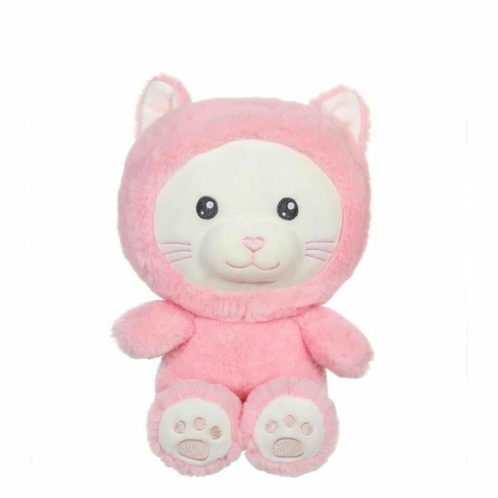 Peluche Gato Hoody Pets - GIPSY TOYS - Rosa, 24 cm