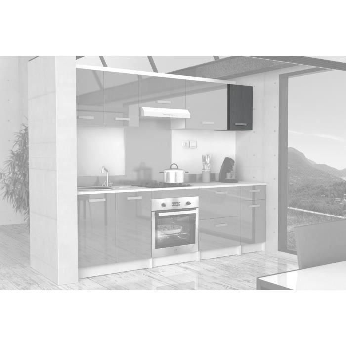 START Armario alto de cocina L 40 cm - Gris brillante 2 START Armario alto de cocina L 40 cm - Gris brillante 2