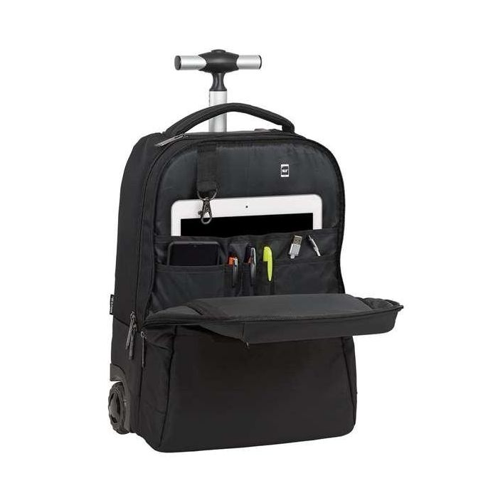 Safta Cartera Escolar Business Trolley con Ruedas para Portátil 15.6", Tablet y Conector USB 430x320x210 mm 10