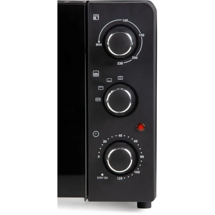 Domo DO1107GO Mini Horno para Hornear y Refrigerios - 28 L - Negro - 1500W 4