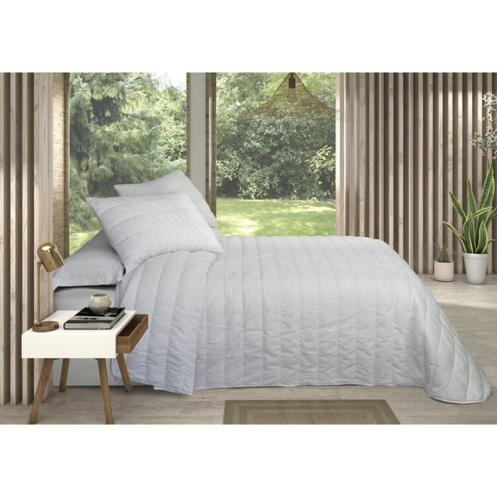 Colcha Pierre Cardin OLIMPIA Blanco Cama de 90 (2 Piezas) 1 Colcha Pierre Cardin OLIMPIA Blanco Cama de 90 (2 Piezas) 1