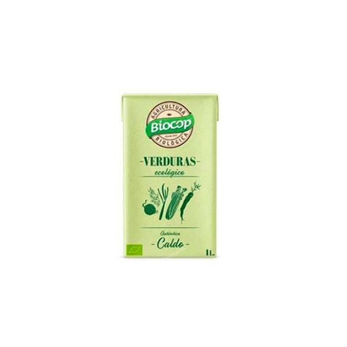 BIOCOP Caldo de Verduras Auténtico Ecológico Tetrabrick 1Lt Bio