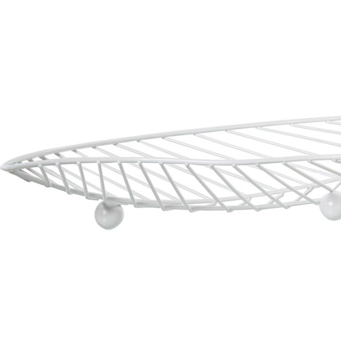 Frutero Alexandra House Living Blanco Metal 41 x 20 x 5 cm 1