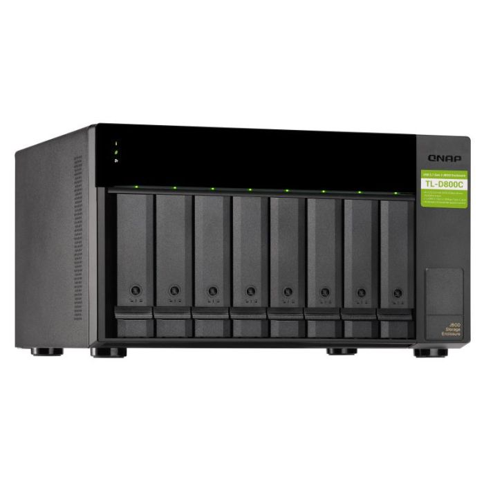 QNAP TL-D800C caja para disco duro externo Carcasa de disco duro/SSD Negro, Gris 2.5/3.5" 2 QNAP TL-D800C caja para disco duro externo Carcasa de disco duro/SSD Negro, Gris 2.5/3.5" 2