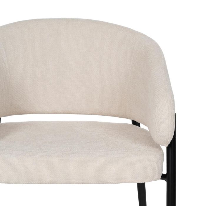 Silla Blanco Tejido-Metal Contract 60 X 57 X 79 cm