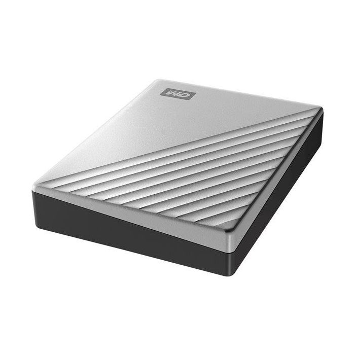Western Digital WD Disco Duro Externo Portátil 5 TB Cifrado AES 256 bits USB 3.1 USB-C Plata 1