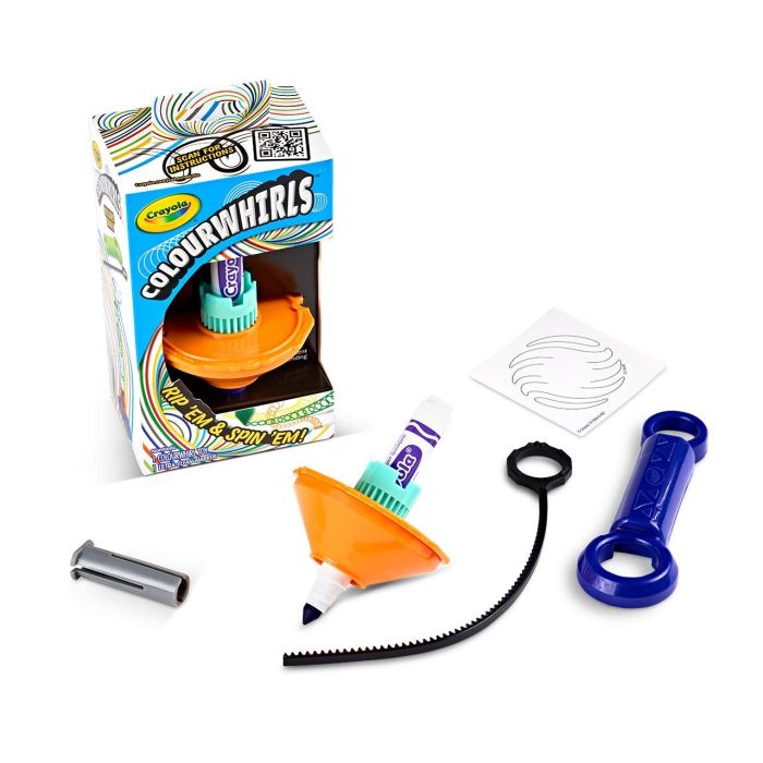 Crayola Peonza Colourwhirls: Las Pintapeonzas, Colores para Coleccionar. Modelos Surtidos para Niños de 6+ años 1 Crayola Peonza Colourwhirls: Las Pintapeonzas, Colores para Coleccionar. Modelos Surtidos para Niños de 6+ años 1