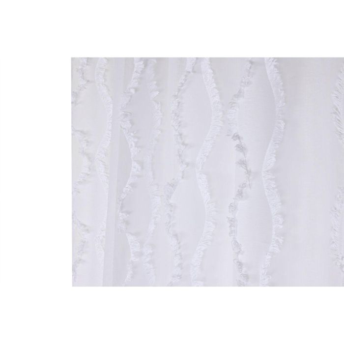 Cortina Boho DKD Home Decor Blanco 260 x 140 cm 2