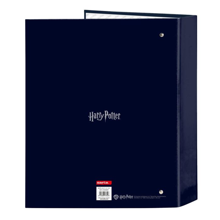 Carpeta de anillas Harry Potter Captain Azul marino A4 27 x 33 x 6 cm 1