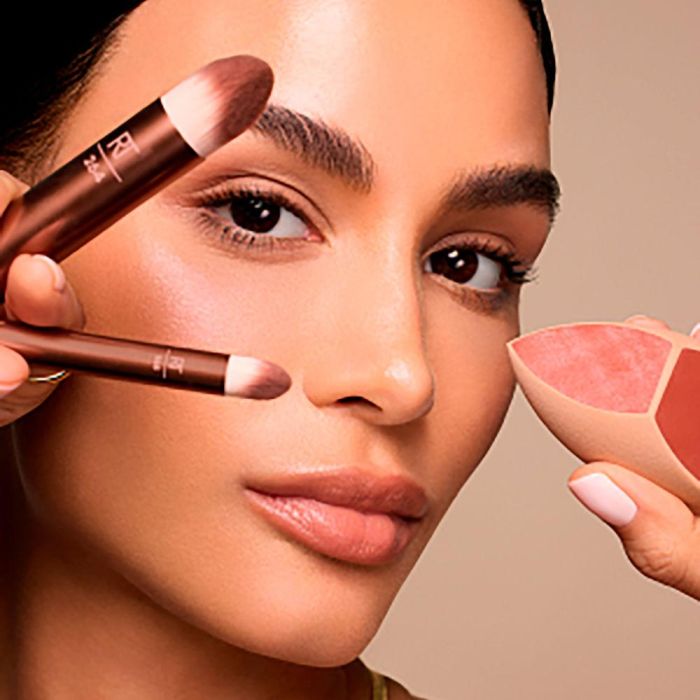 Real Techniques MAKEUPSAVER SPONGE + BRUSH ESTUCHE 3 pz para Maquillaje 3