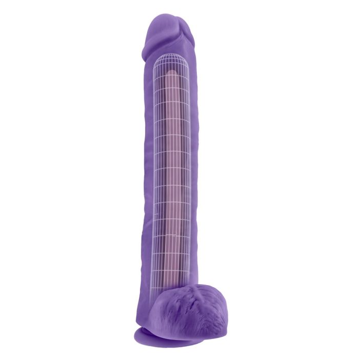 Dildo Blush Au Naturel Morado Ø 5,8 cm 6