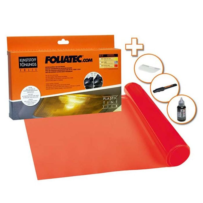 Foliatec FO34132 Film Plástico Tintado Rojo 30x100 cm Autoadhesivo Resistente y Flexible 3D para Protección de Pintura Foliatec FO34132 Film Plástico Tintado Rojo 30x100 cm Autoadhesivo Resistente y Flexible 3D para Protección de Pintura