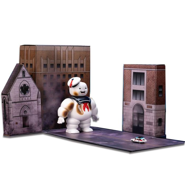 Escenario Cazafantasmas Puft Marshmallow con Figura Metálica 15 cm
