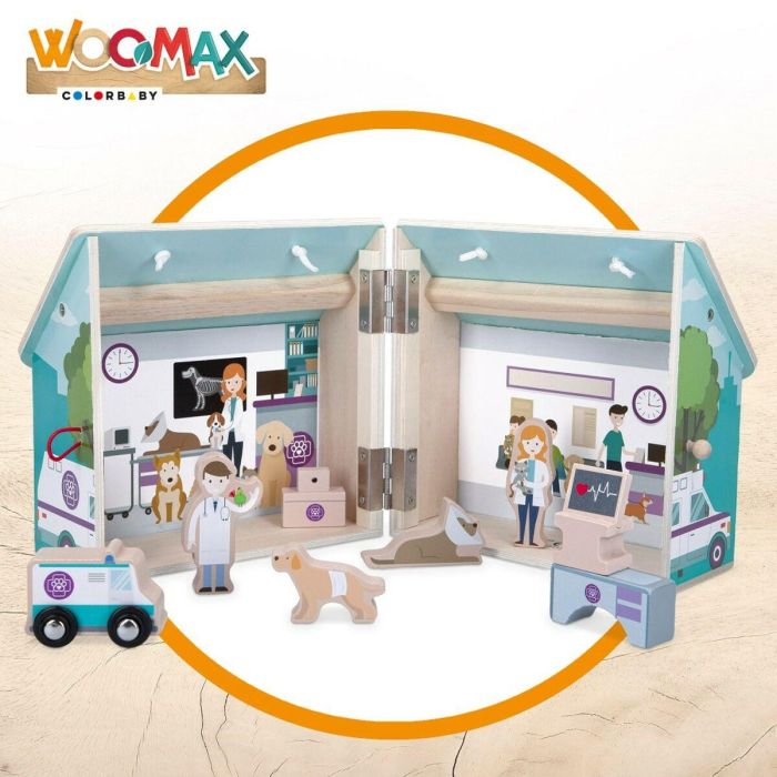 Playset Woomax Veterinario 9 Piezas 4 Unidades 19 x 18 x 19 cm 5 Playset Woomax Veterinario 9 Piezas 4 Unidades 19 x 18 x 19 cm 5