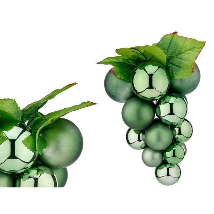 Racimo Bolas Navidad Mediano Verde Krist+ 19x28x19 cm (12 Unidades) Racimo Bolas Navidad Mediano Verde Krist+ 19x28x19 cm (12 Unidades)