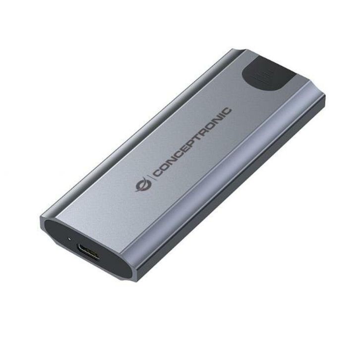 Conceptronic Caja Externa USB-C para SSD M.2 PCIe NVMe, 10 Gbps, USB 3.2 Gen 2, Aluminio, Gris - DANTE05G Conceptronic Caja Externa USB-C para SSD M.2 PCIe NVMe, 10 Gbps, USB 3.2 Gen 2, Aluminio, Gris - DANTE05G