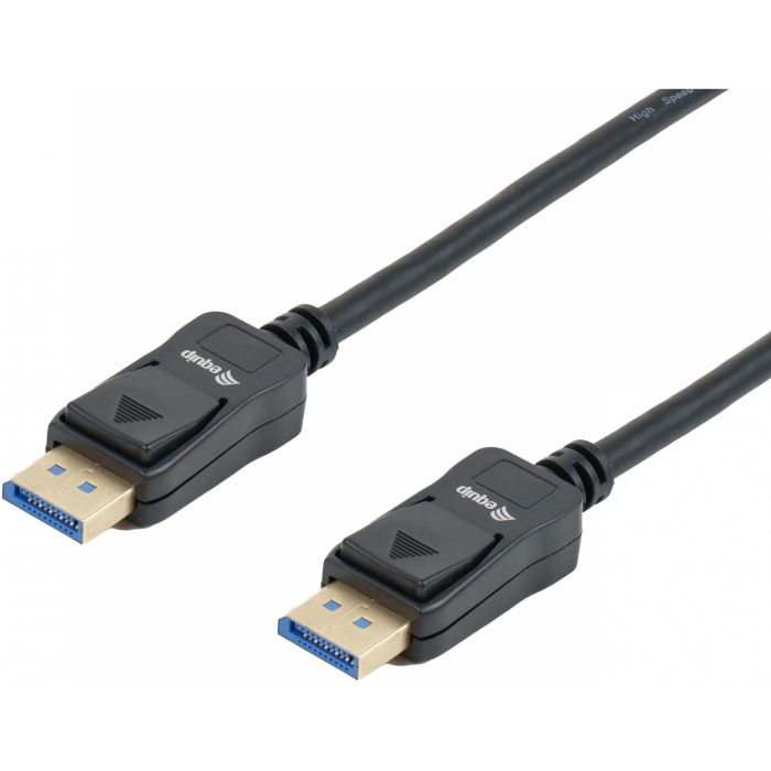 EQUIP Cable DisplayPort 2.1 St/St 1.00m, Compatible con 16K/60Hz, HDCP Premium, Gris