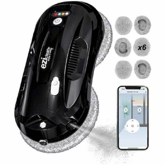 Eziclean EZI1712927820022 Robot Limpiacristales Windobot S4 Plus con Movimiento Rotatorio, Batería de Respaldo y Limpieza Húmeda Eziclean EZI1712927820022 Robot Limpiacristales Windobot S4 Plus con Movimiento Rotatorio, Batería de Respaldo y Limpieza Húmeda