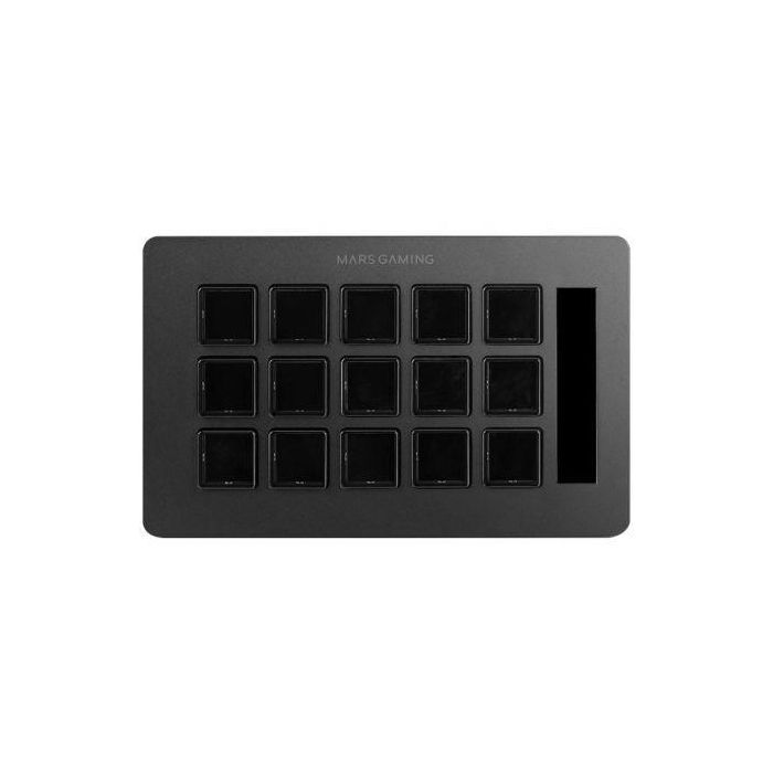 Mars Gaming Stream Deck Slim MSD-ONE 15 Teclas LCD Negro Controladores de Streaming 3