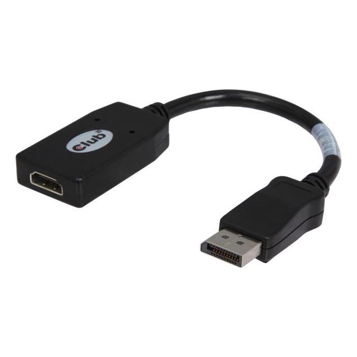 Club 3D Adaptador DisplayPort 1.2 Macho a HDMI 1.3 Hembra Passive CAC-1001 - Soporta Resoluciones Superiores a Full HD 1080p @60Hz Club 3D Adaptador DisplayPort 1.2 Macho a HDMI 1.3 Hembra Passive CAC-1001 - Soporta Resoluciones Superiores a Full HD 1080p @60Hz