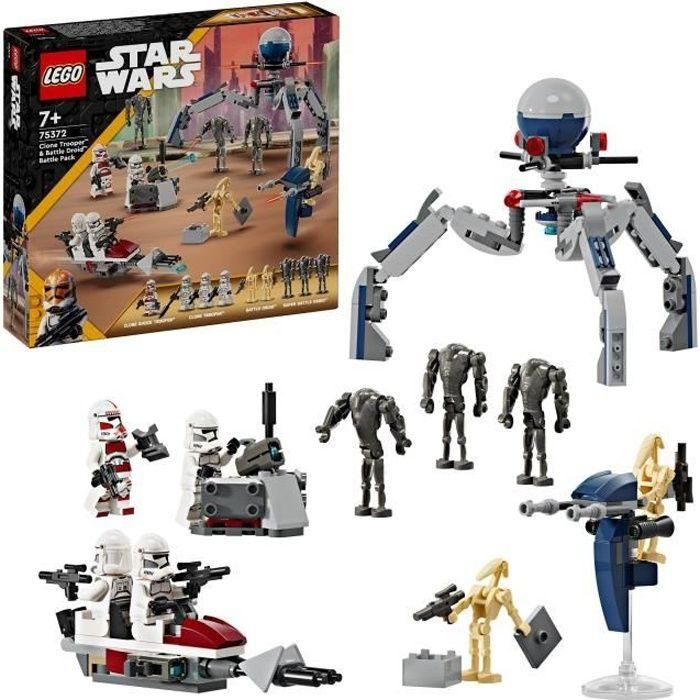 Juego de construccion pack de combate soldado clon y droide de combate lego star wars Juego de construccion pack de combate soldado clon y droide de combate lego star wars