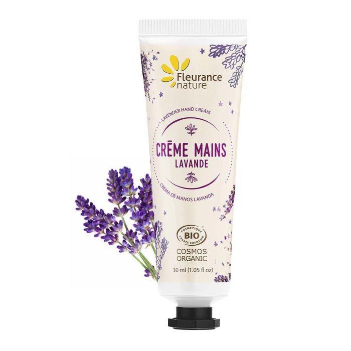 FLEURANCE NATURE Crema de Manos Lavanda Hidratante y Suavizante con Karité y Aloe Vera 30ml