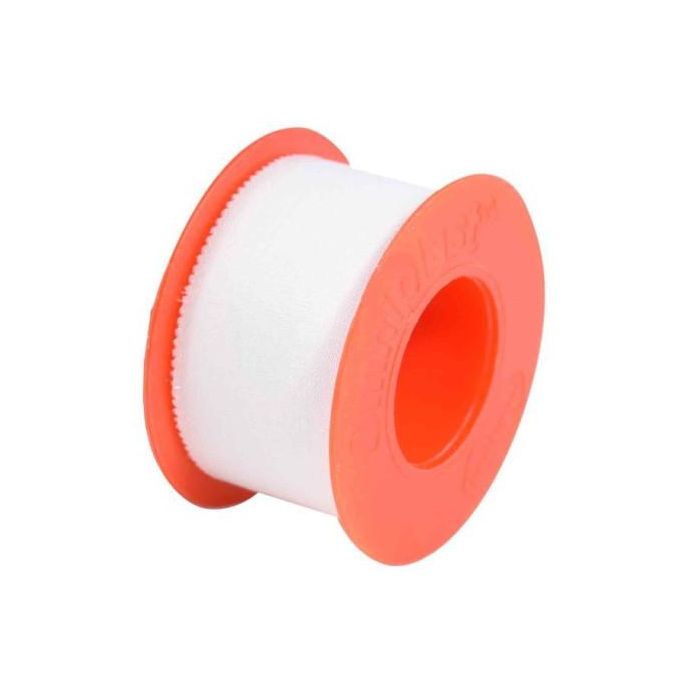 Omniplast Esparadrapo de Tela Blanco 2,5 cm x 5 m 1 Unidad