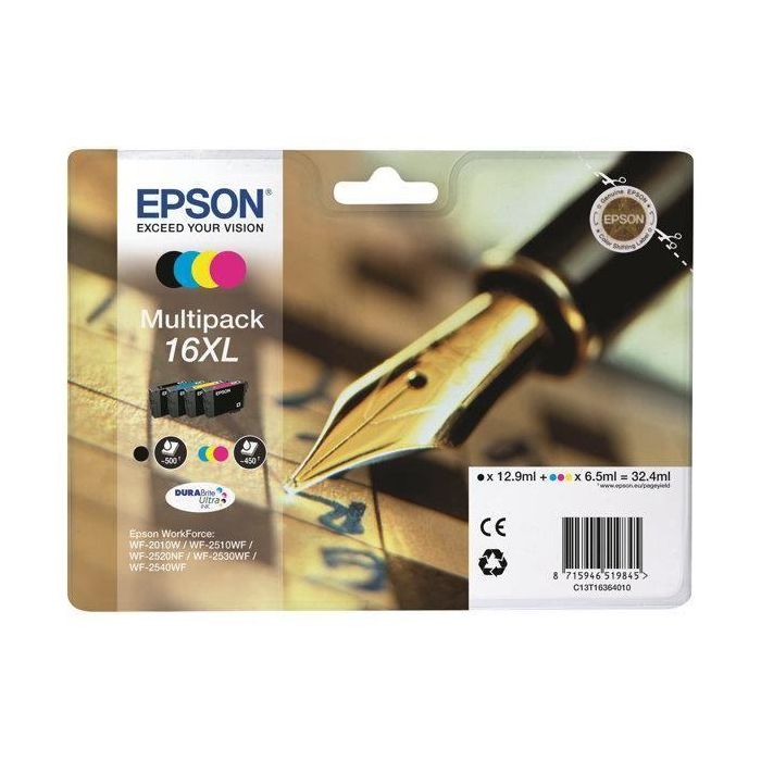 Epson Tinta Durabrite 16 MultipackXL Original Bl 1 Epson Tinta Durabrite 16 MultipackXL Original Bl 1